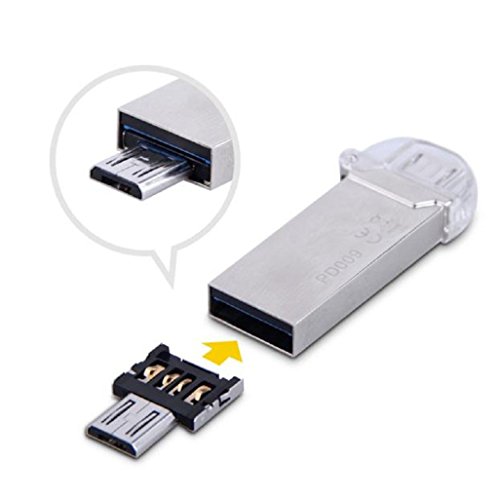 Auxma 2pcs Micro USB Male to USB Female OTG Adapter Converter For Android Tablet Phone - 2