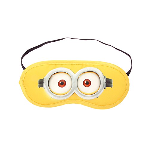 Minions Girls and Womens Eye Mask in Yellow
