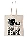 Produktbild KRISSY Fear The Beard Man Schultertasche Tote Bag