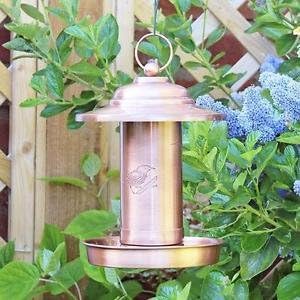 loft1850 Copper Antique Bird Feeder