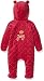 Juicy Couture Baby Girls 0-24m Logo VLR Juicy Script Quilted Snowsuit, Pink (Sangria), 0-3 Months (Manufacturer Size:0/3)