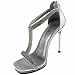 Produktbild Fabulicious Chic-21 - Sexy High Heels Sandaletten mit Metallabsatz 35-42, Größe:EU-38/US-8/UK-5