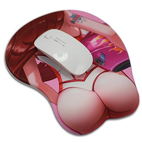EXCO – 3D Cartoon Ergonomische Maus Pad mit Handgelenkauflage und Gel Füllung mädchen - 2