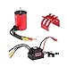 Produktbild Crazepony-UK 3650 5200KV Brushless Motor with 60A ESC Electronic Speed Controller and Aluminum Heat Sink Waterproof Combo Set 3.175mm Shaft for 1/10 RC Car