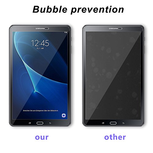 2 x Samsung Galaxy Tab A 10.1 Panzerglas, Melojoy Gehärtetem Glas Samsung Galaxy Tab A 10.1 Schutzfolie Folie - 3