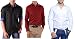 Solid Party Wear 3 Shirts Combo For Men By Konestelo (Black,Mehrun,White)- Large RS.849.00