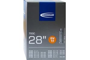 Schwalbe Fahrradschlauch DV17 mit Blitzventil ~ 28" ~ 37-622 mm (28 x 1 3/8 x 1 5/8 Zoll) (28 x 1.40 Zoll)