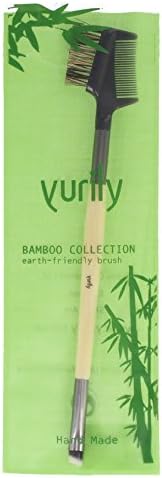 Yurily Bamboo Collection Make Up Brush Cosmetic Brushes Tool Eyebrow Duo