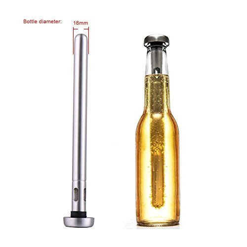 Co-link 2 PCs en Acier Inoxydable Refroidisseur de bière instantanée bâtons de Boisson vin Refroidisseur bâtons pour Refroidir Rapidement et Garder la Boisson à la bière Froide