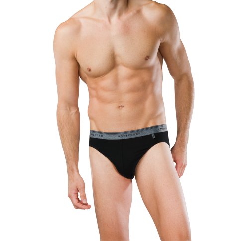 Preisvergleich Produktbild Schiesser Slip 3er P, Groesse 5, 3x schwarz