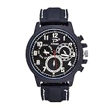 Souarts Herren Armbanduhr Einfach Stil Sport Analoge Quarz Uhr