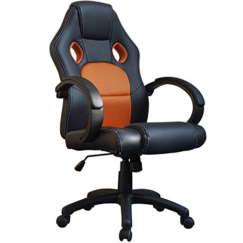 Homdox Brostuhl Einstellbare Schreibtischstuhl Computerstuhl Chefsessel fr Bro und Hause (Orange) Homdox Brostuhl Einstellbare Schreibtischstuhl Computerstuhl Chefsessel fr Bro und Hause (Orange)