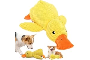 ZEILABANG KAKADI Ente Hundespielzeug,22x25cm Quack-Quack Duck Hundespielzeug,Anti Stress Ente Für Hunde,Dog Beruhigende ente Hunde Soundspielzeug,Interaktives hunde spielzeug Unzerstörbar,Anti Stress Hund
