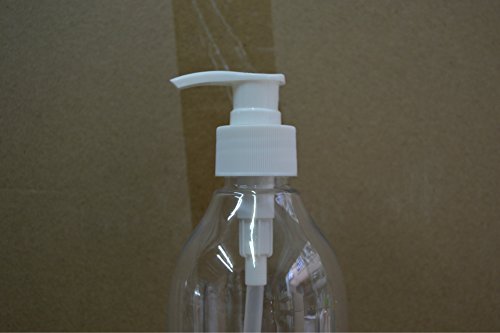 asentechuk® 3 x 500 ml transparent Kunststoff Lotion Pumpe Flasche mit Spender Pumpe Shampoo Flasche - 4
