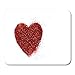 Produktbild AOHOT Mauspads Love Red Heart on of Grains Makeup Abstract Spill Bright Character Mouse pad 9.5" x 7.9" for Notebooks,Desktop Computers Accessories Mini Office Supplies Mouse Mats