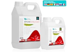 ARTLINE EPOXY RESIN Extra Honey żywica epoksydowa artline bardzo lepka przezroczysta ekstra przezroczysta do tworzenia dzieł sztuki, rękodzieło agatowe idealne do powlekania wielojęzycznego wsparcia technicznego