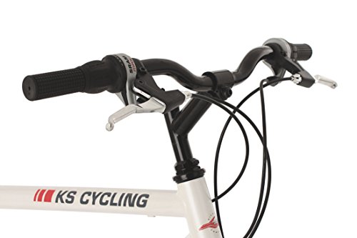 KS Cycling Fahrrad Mountainbike Hardtail Carnivore RH, Weiß, 26 Zoll, 540M - 5