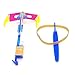 Produktbild 32pcs Pfeil Rakete Copters Licht Hubschrauber Fliegen-Spielzeug mit elastischer angetriebener Schleuder Random Color Led