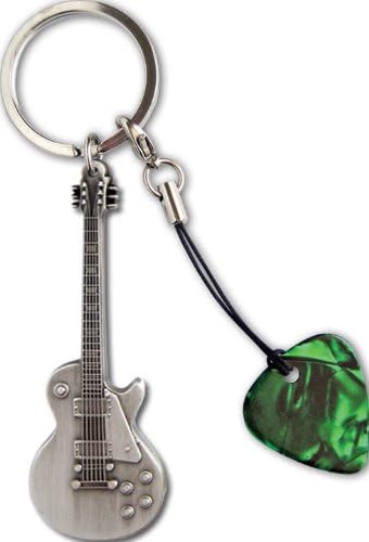 GROVER ALLMAN Les Paul Guitar Keyring Pendant