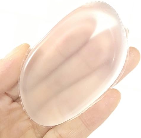 Exclura Clear Silicone Sponge Makeup Blender Applicator Cosmetic Powder Puff Beauty Tool, No More Makeup Waste