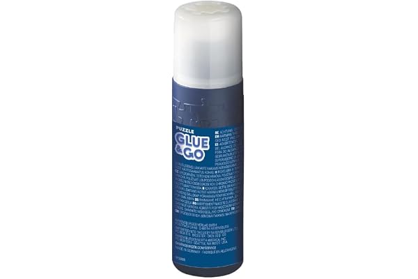 Ravensburger - Colle Puzzle Liquide 200ml avec Applicateur - pour Coller Jusqu'à 4 Puzzles de 1000 Pièces - Prête à l'emploi - Compatible avec Tous Les Puzzles en Carton - 17954