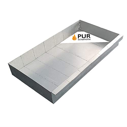 Preisvergleich Produktbild PUR Schamotte Aschekasten Grill Universal 500x200x40mm Grau