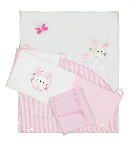 Baby Elegance Belle and Flo Bed in a Box (Pink)