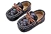 Femizee Baby Boy/Girls Moccasins Bowknot Soft Moccs Newborn Infant Leather Suede Shoes 6-9 Months Black