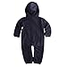 Meihuida Baby Boys Girls Long Sleeve Christmas Elk Bear Hooded Romper (0-6M, Dark blue)