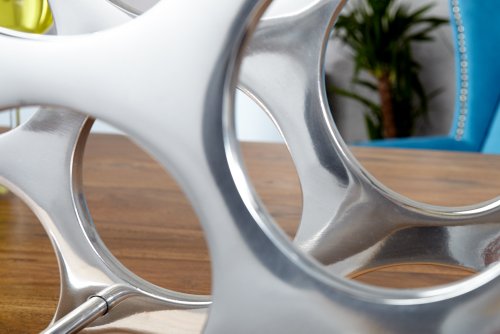 Design Accessoire Alu Weinregal fuer 10 Flaschen - 7