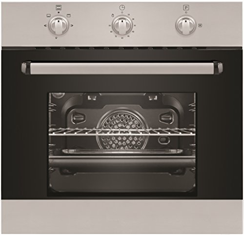 Four encastrable émail lisse Hudson HFGN2I - Four traditionnel Convection naturelle / 64 litres / Inox / Porte classique (2 vitres) / four gaz