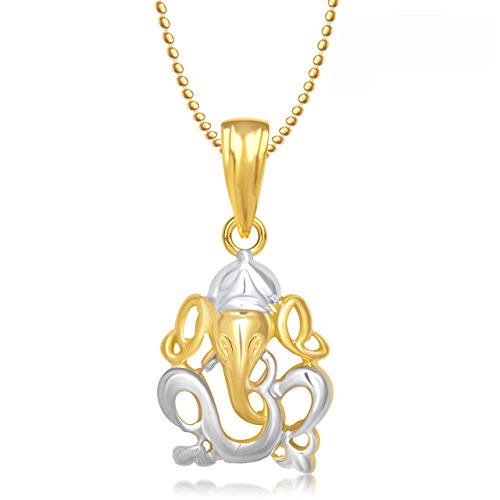 Buy Meenaz Om Ganesha Ganpati Pendant 