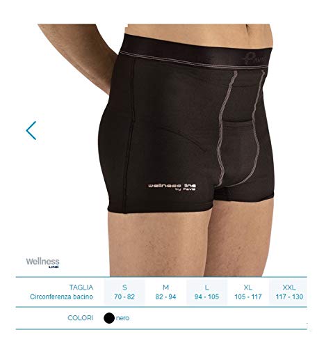 Pavis Médicamente Aprobado - Italiano Hecho Hernia Boxer Pantalones Cortos - suministrado a NHS para contención de Hernia inguinal, Hernia de Pre y Post cirugía (XL)