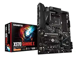 GIGABYTE X570 Gaming X (AMD Ryzen 3000/X570/ATX/PCIe4.0/DDR4/USB3.1/Realtek ALC887/HDMI 2.0B/RGB Fusion 2.0/Realtek GbE 8118 LAN/Gaming Motherboard)