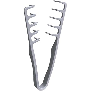 Professioneller Haarspieß & Scheitelkamm – Blau, Für Lockiges & Dickes Haar, 19 Cm, Salon-Qualität