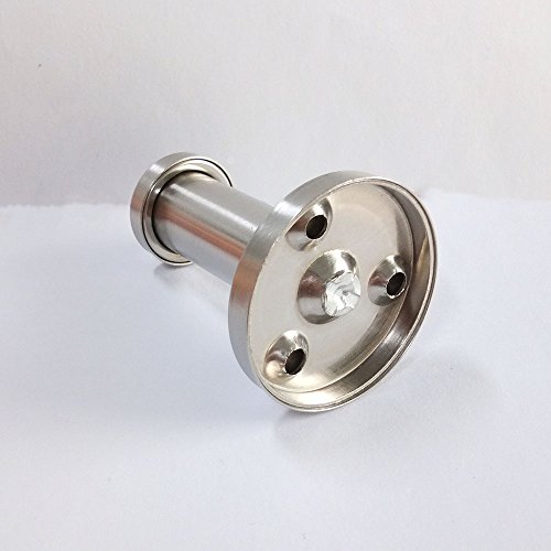 NewCY Edelstahl Wandmontage Robe Haken Neue stilvolle 304, gebürstet Finish, Bad Toilette Schränke Mantel Handtuch Robe Hook 2 Stück [1.75inch/4.5cm] - 8