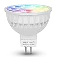 lighteu®, 1x 4W 12V MR16 GU5.3 RGB+CCT LED Spotlight Color Changing and CCT WW CW Temperature Adjustable, Controlled by MiLight WiFi ibox/Remote(not Included), Original Mi-Light FUT104