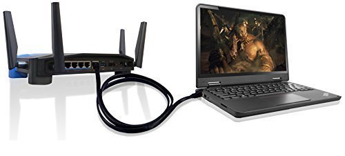40m – CAT.7 Ethernet Gigabit Lan Netzwerkkabel (RJ45) | 10Gbps 600Mhz (10/100/1000Mbit/s) | Patchkabel | STP | kompatibel zu CAT.5 / CAT.5e / CAT.6 | Switch/Router/Modem/Patchpannel/Access Point/Patchfelder | IBRA Schwarz Flach - 6