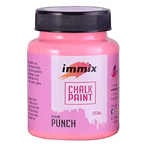 immix Expressions Craft Pink Punch Home Decor Non-Toxic, Eco-Friendly Chalk Paint, 250 ml