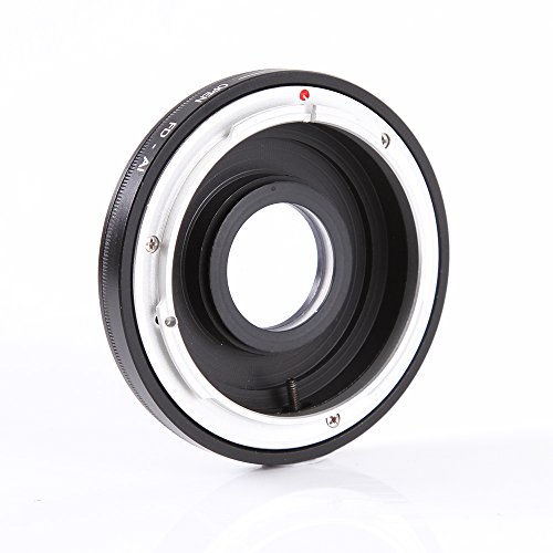 Fotga FD-AI Objectif Mont Adapteur avec Verre pour Lentille Canon FD FC pour Nikon AI F Mont D7200 D7100 D7000 D5500 D5300 D5200 D5100 D5000 D3300 D3200 D3100 D3000 D90 D80 D70 D60 D600 D610 D750 D800 D810