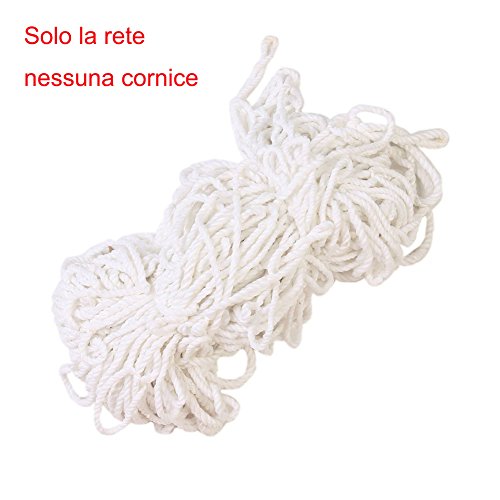 Fussbal Netz, Askliy 1,8 x 1,2 m Wasserdichtes Fußballnetz, 1 Jahr Garantie Netze erhalten [Gerade der Fußball Net,Just a net without posts] - 4