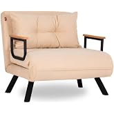 Pafu Sando Single Folding Bed Sofa - Cream