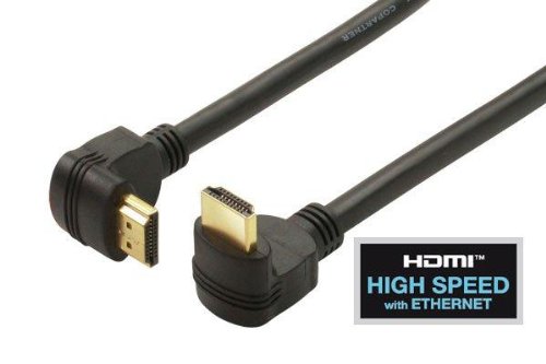 S-Conn 618008 HDMI-Kabel, St-A/St-A, Gewinkelt, Länge 1.5 m