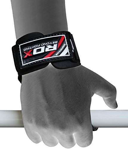 RDX Zughilfen Krafttraining Latzughilfe Gewichtheben Klimmzughaken Palme Handgelenkstütze - 6
