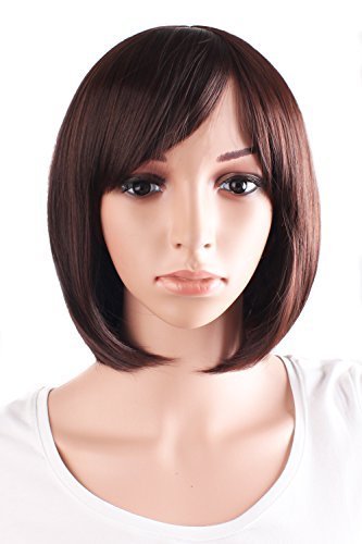 MapofBeauty Synthetic Straight Wig (Dark Brown, 30cm/12-inch) RS.699 (83.00% Off) - Amazon