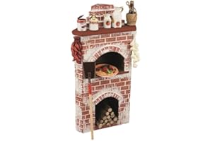 REUTTER PORZELLAN 001.857/2 - Pizzaofen, dekoriert, Miniatur