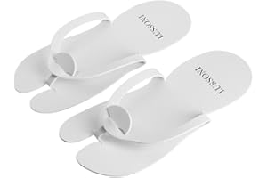 TB TOOLS FOR BEAUTY T4B LUSSONI - Infradito usa e getta per pedicure e getta, in plastica, per nail art, 10 pezzi (5 paia)