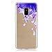 Produktbild Samsung Galaxy A8 2018 Hülle,Samsung Galaxy A8 2018 Silikon Hülle[Scratch-Resistant],Roreikes Weiche TPU Sehr Transparent Ultra Slim Perfect Fit Malerei Muster Kreative Einfaches Design Handytasche Durchsichtig Protective Rückseite Back Case Cover Tasche Schutz Etui Schutzhülle Hülle für Samsung Galaxy A8 2018