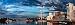 Produktbild Artland Qualitätsbilder I Bild auf Leinwand Leinwandbilder Wandbilder 120 x 40 cm Städte Deutschland Düsseldorf Foto Blau A8NX Düsseldorf Medienhafen Panorama 02