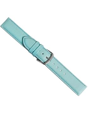 Beach Ersatzband Uhrenarmband Kalbsleder Türkis 20450S, Stegbreite:16mm